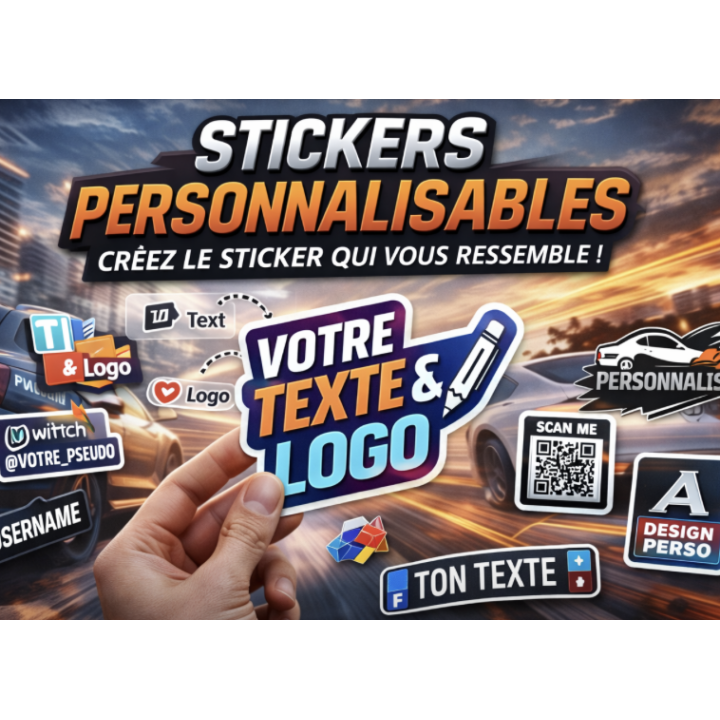 Stikers personnalisable